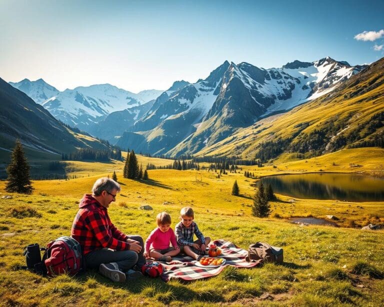 Was sind familienfreundliche Ziele in den Alpen?