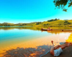 Was sind ruhige Badeseen fuer heisse Tage?