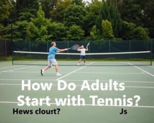 Wie beginnen Erwachsene mit Tennis?