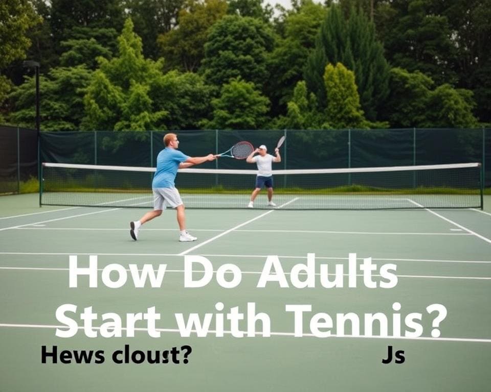 Wie beginnen Erwachsene mit Tennis?