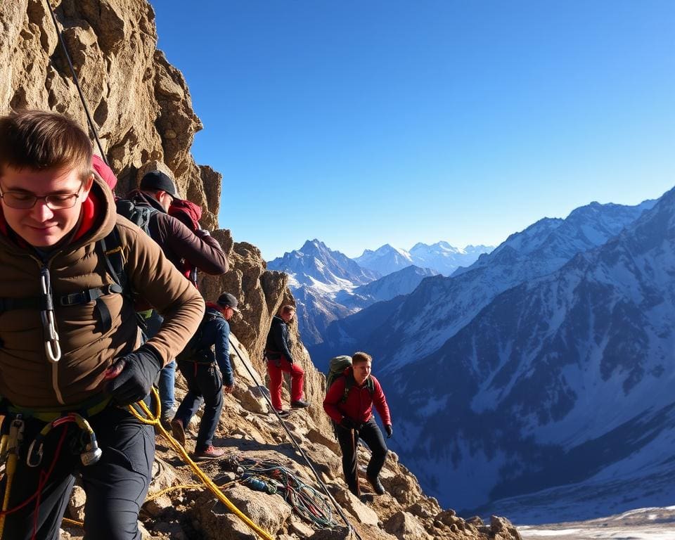 Wie startest du sicher mit Bergsport?