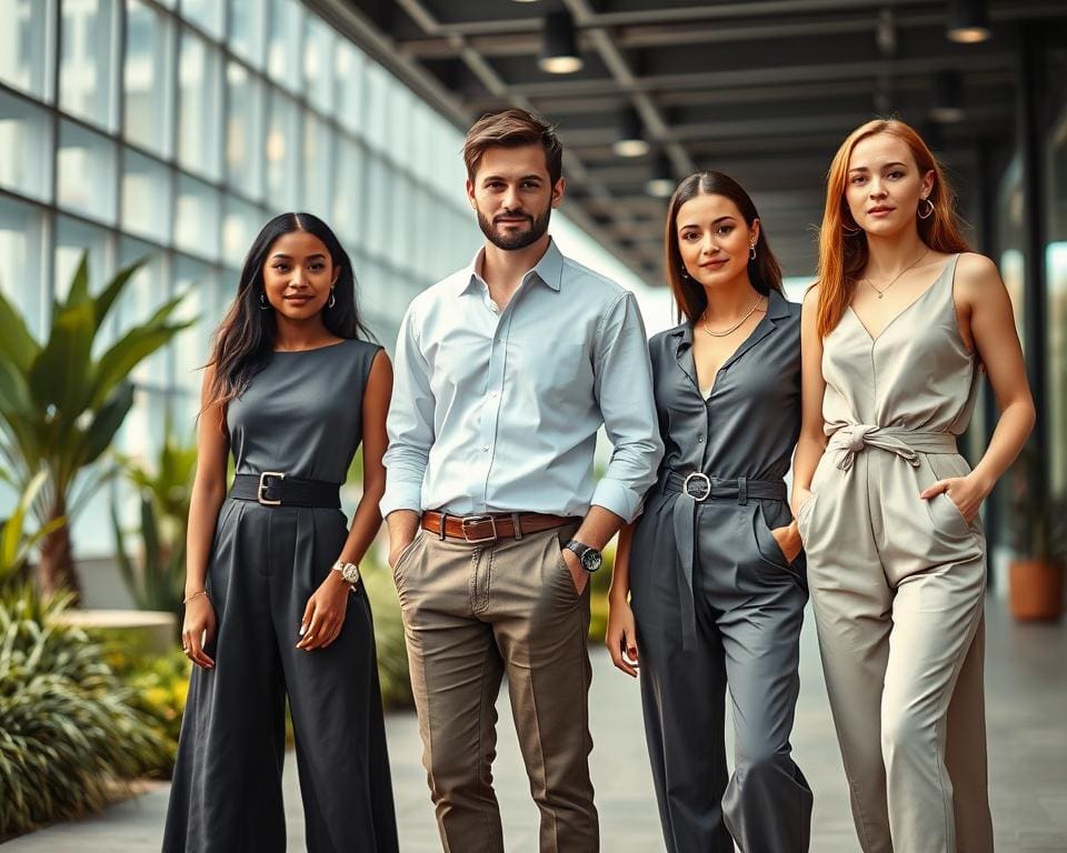 Womit ergänzt man schlichte Outfits modern?