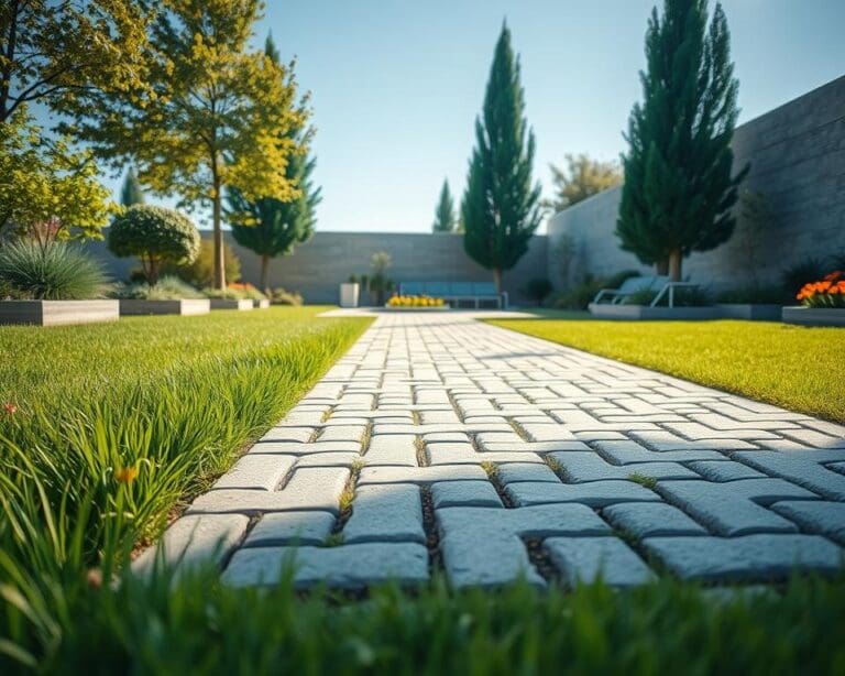 Pflastersteine für moderne Gartenlandschaften