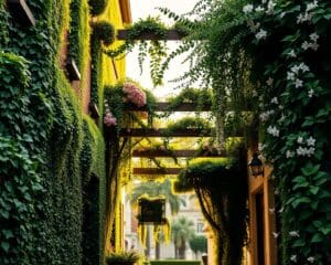 Rankpflanzen für Fassaden und Pergolen