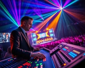 Was macht ein Lichttechniker für Wow Effekte?