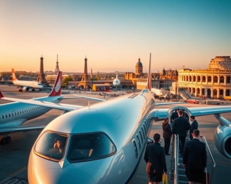 Wie erkundet man Europa mit kurzen Flugzeiten?