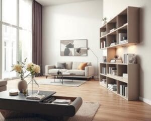 Wie schafft man Stauraum ohne Unruhe?