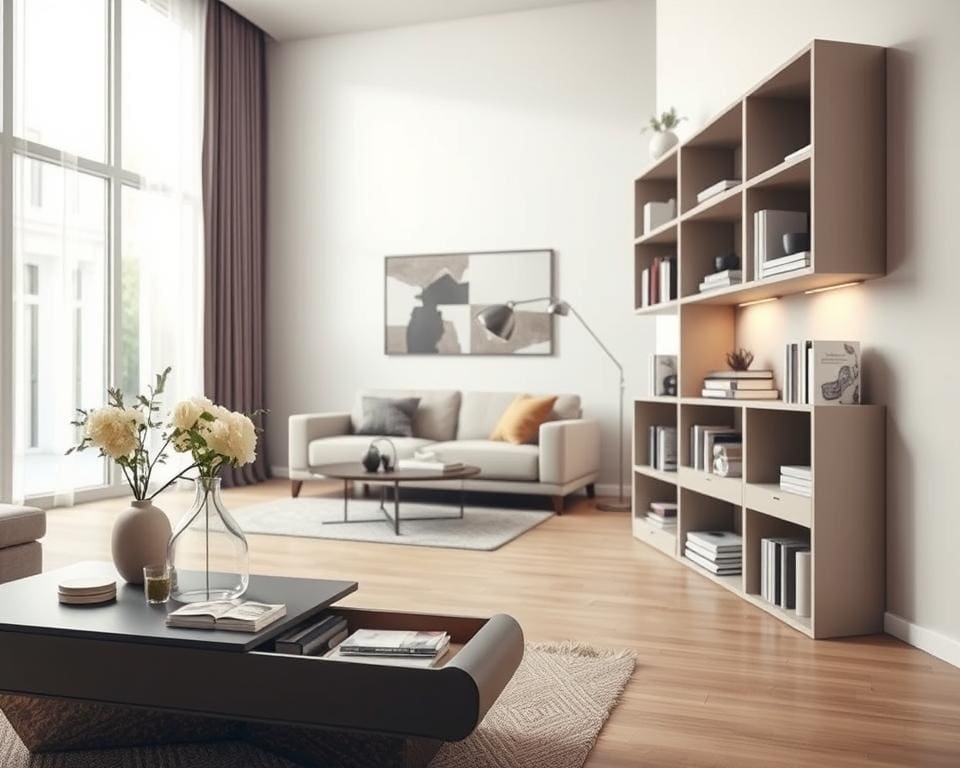 Wie schafft man Stauraum ohne Unruhe?