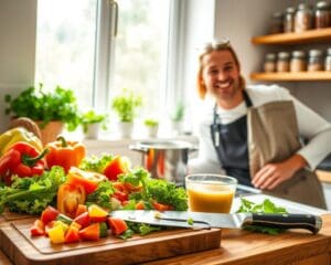 Wie fördert frisches Kochen eine gesunde Ernährung?
