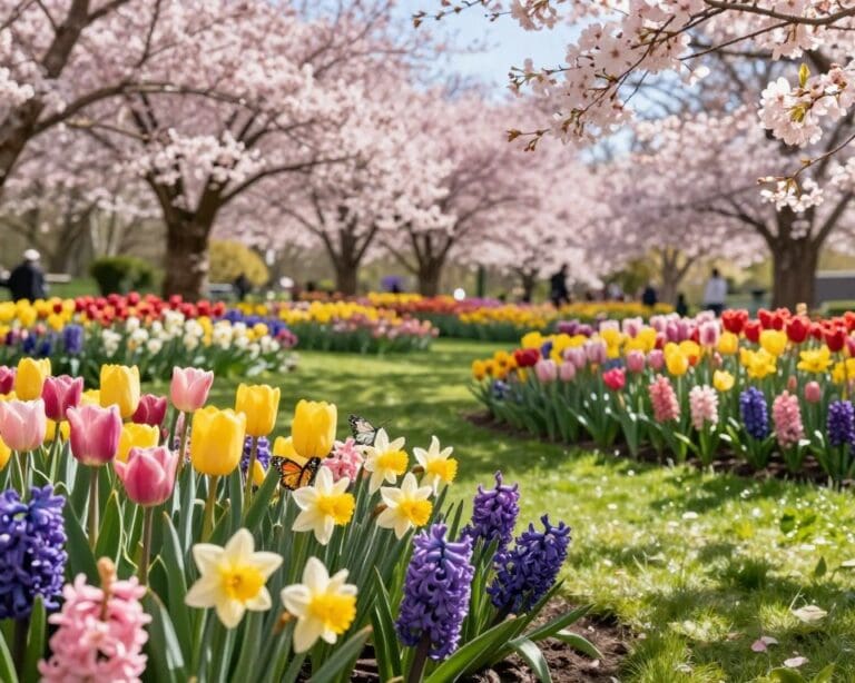 Welche Blumen bringen Farbe in den Frühlingsgarten?