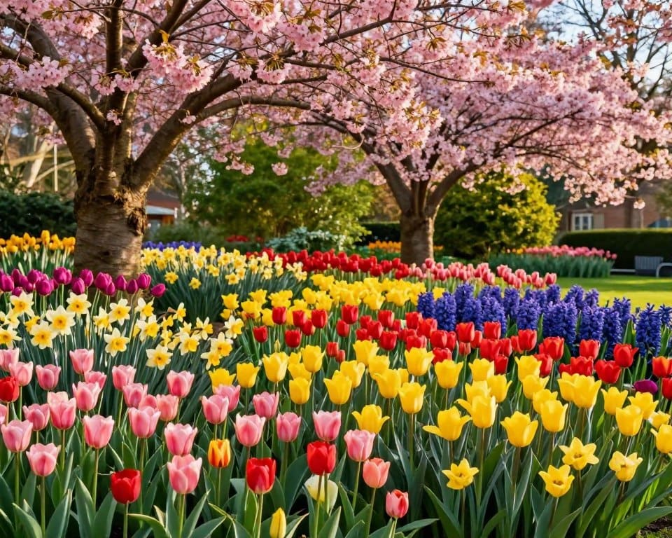 Welche Pflanzen blühen im Frühling im Garten?