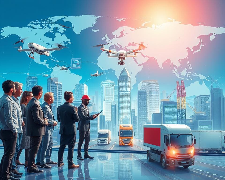 Wie beeinflusst Technologie globale Lieferketten?