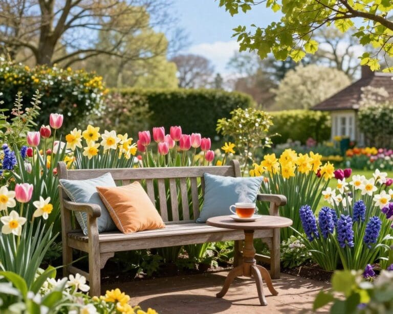 Wie gestaltet man einen gemütlichen Garten für den Frühling?