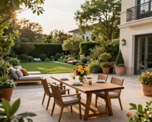 Wie plant man eine stilvolle Gartenterrasse?