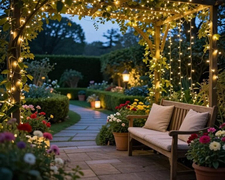 Wie schafft man mehr Atmosphäre im Garten?