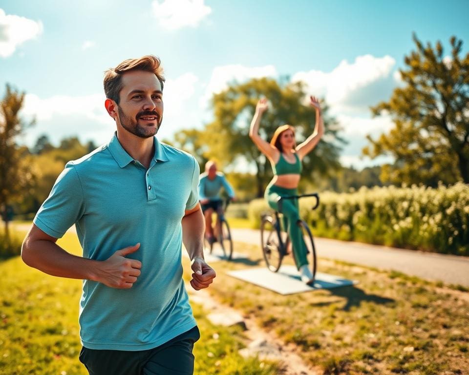 Bewegung gesund leben