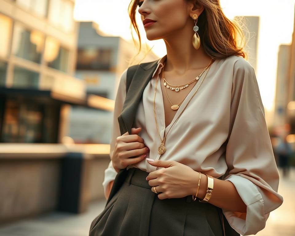 Goldschmuck kombinieren