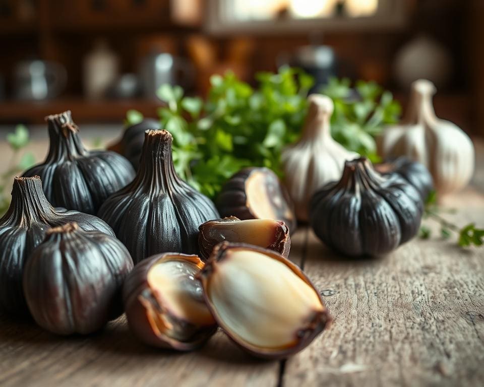 schwarzer Knoblauch