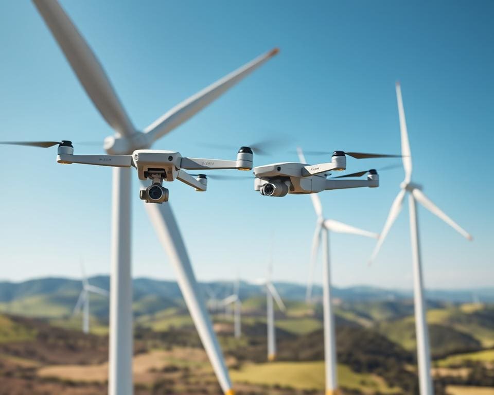 Drohnen Windkraftanlagen