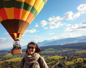 Heißluftballon Fahrt