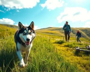 Husky Wanderung