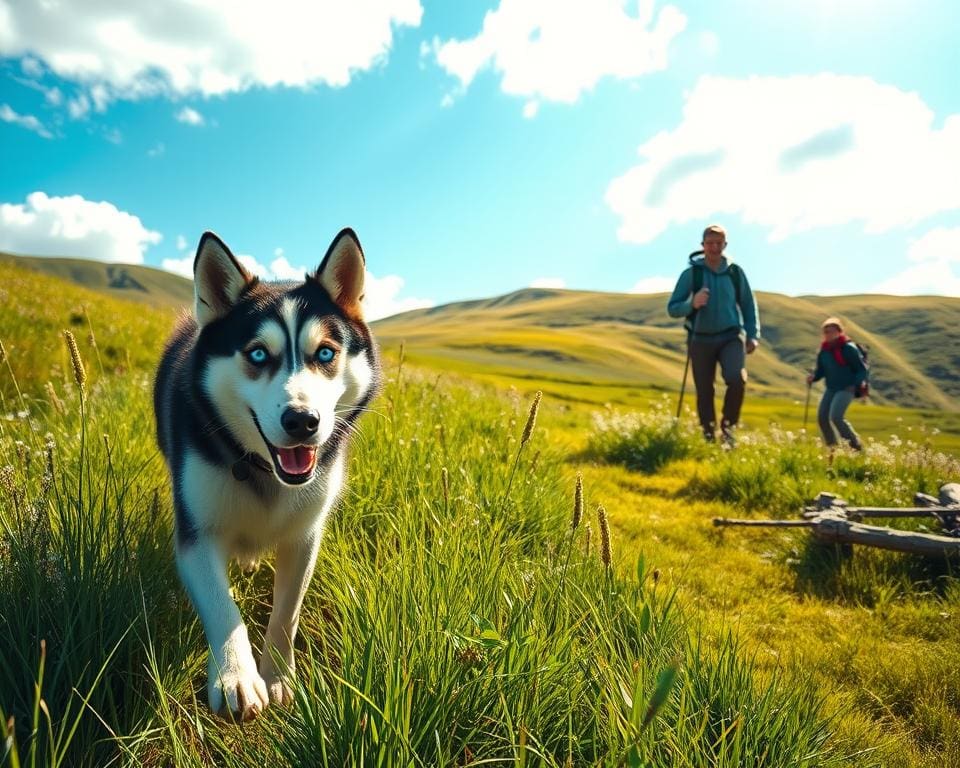 Husky Wanderung